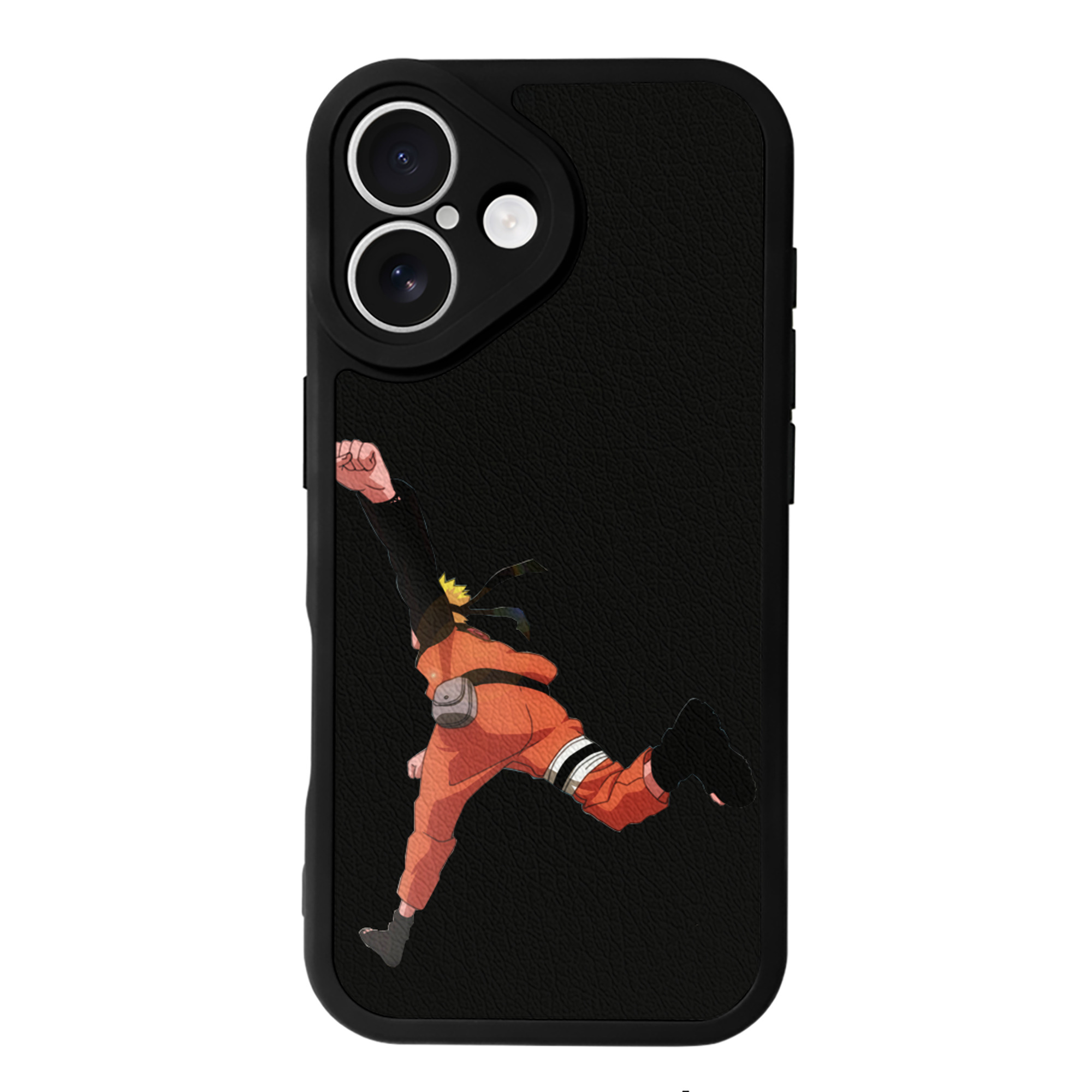 （画像用） NARUTO -ナルト- うずまき ナルト Uzumaki Naruto 【iPhone 16シリーズ対応】シリコンスマホケース（レザー調） 材質：シリコン